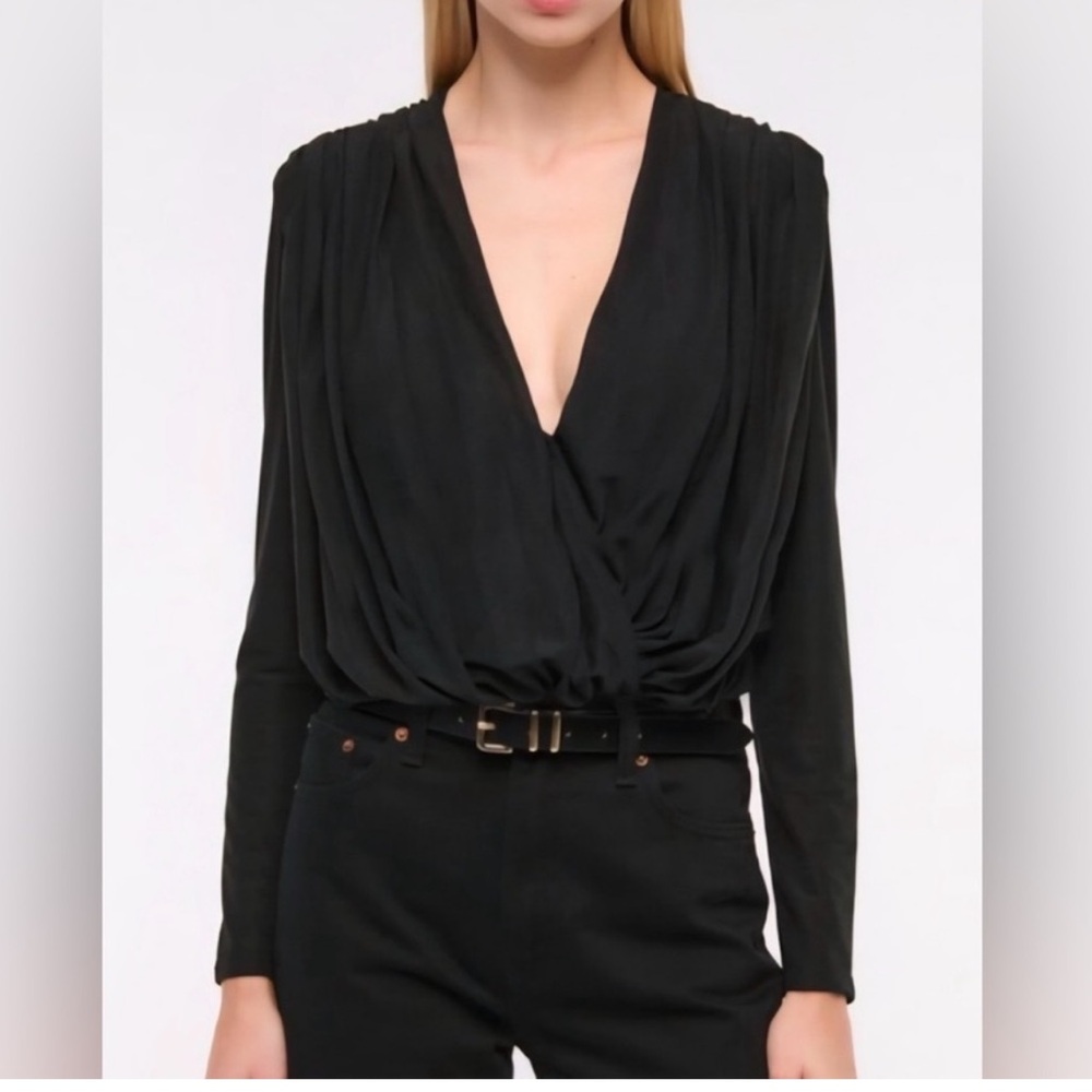 NWOT Abercrombie and Fitch Draped Bodysuit